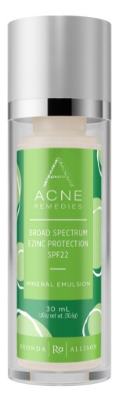 RHONDA ALLISON AR eZINC Protection Cream / eZinc Protection SPF22, Ochronny krem z tlenkiem cynku SPF 22, 30 ml