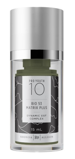 RHONDA ALLISON MT, Bio 53 Matrix Plus / Growth Factor Serum Plus , Wzmocnione serum z EGF, cera dojrzała, 15 ml