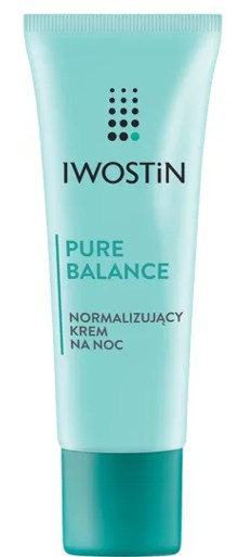 IWOSTIN Pure Balance, Krem normalizujący na noc, 50 ml