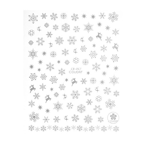 Naklejki do paznokci świąteczne samoprzyl CB-067