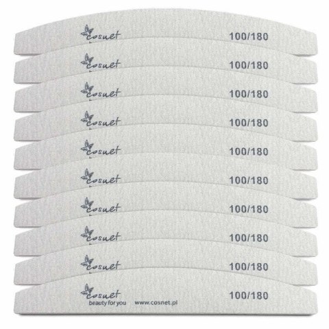 Pilnik półksiężyc - łódka 100/180 zebra 10 sztuk