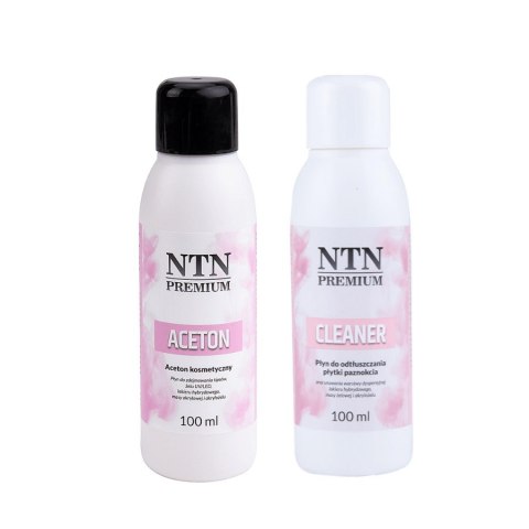 Zestaw aceton 100ml + odtłuszczacz cleaner 100ml