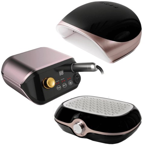 Zestaw frezarka + lampa uv 90w + pochłaniacz Zestaw frezarka + lampa uv 90w + pochłaniacz
