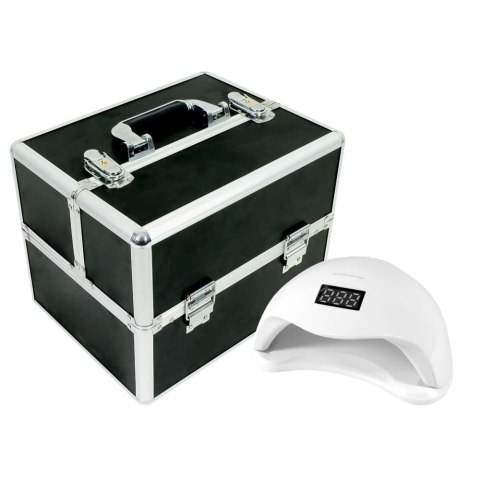 Zestaw kuferek czarny mały + lampa UV LED 48W Zestaw kuferek czarny mały + lampa UV LED 48W